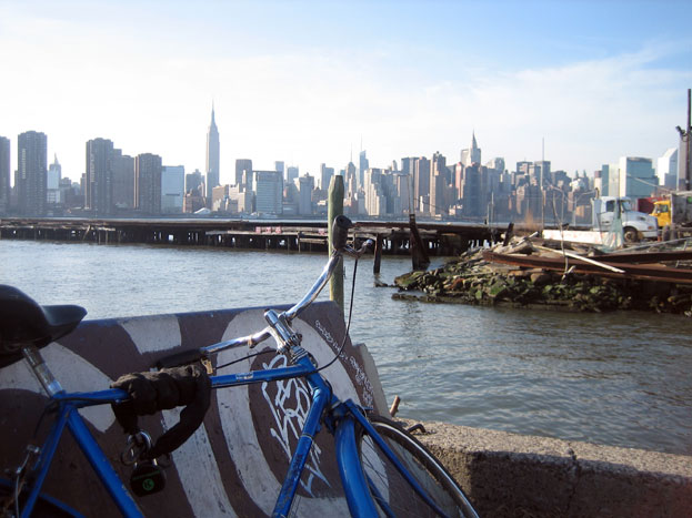 View of Manhattan from Brooklyn.